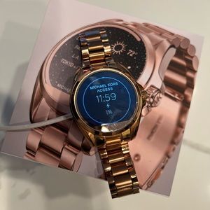 Rose gold Michael Kors Smartwatch